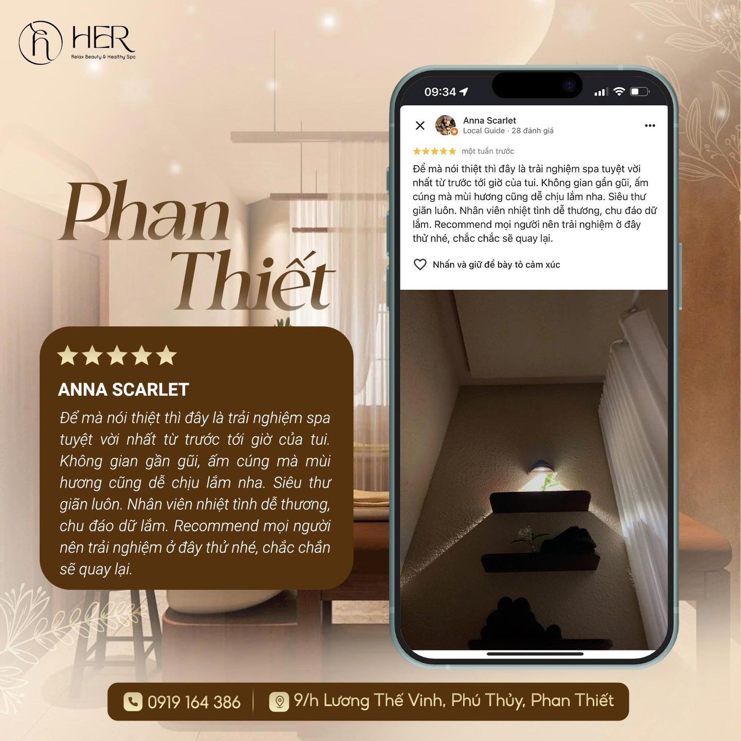Địa chỉ massage gần đây tại Herspa Phan Thiết