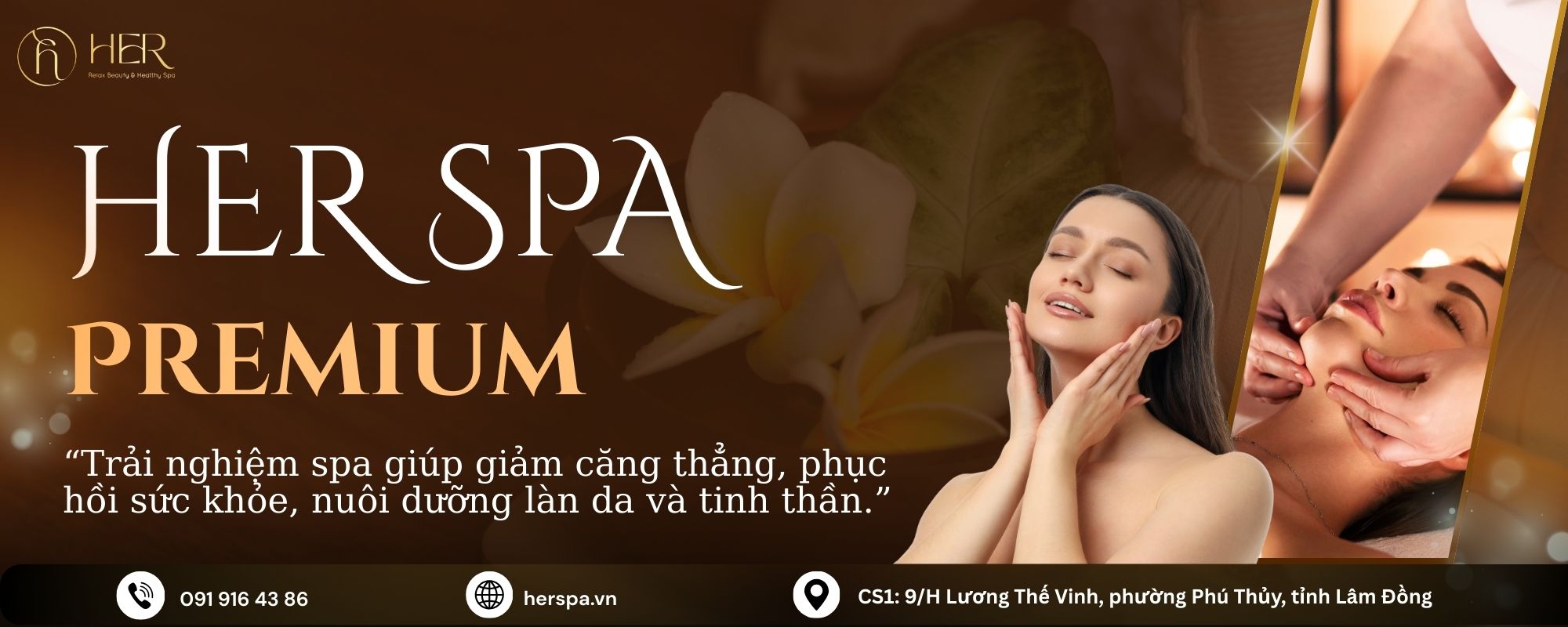 HerSpa Phan Thiết cung cấp đa dạng dịch vụ spa chất lượng.